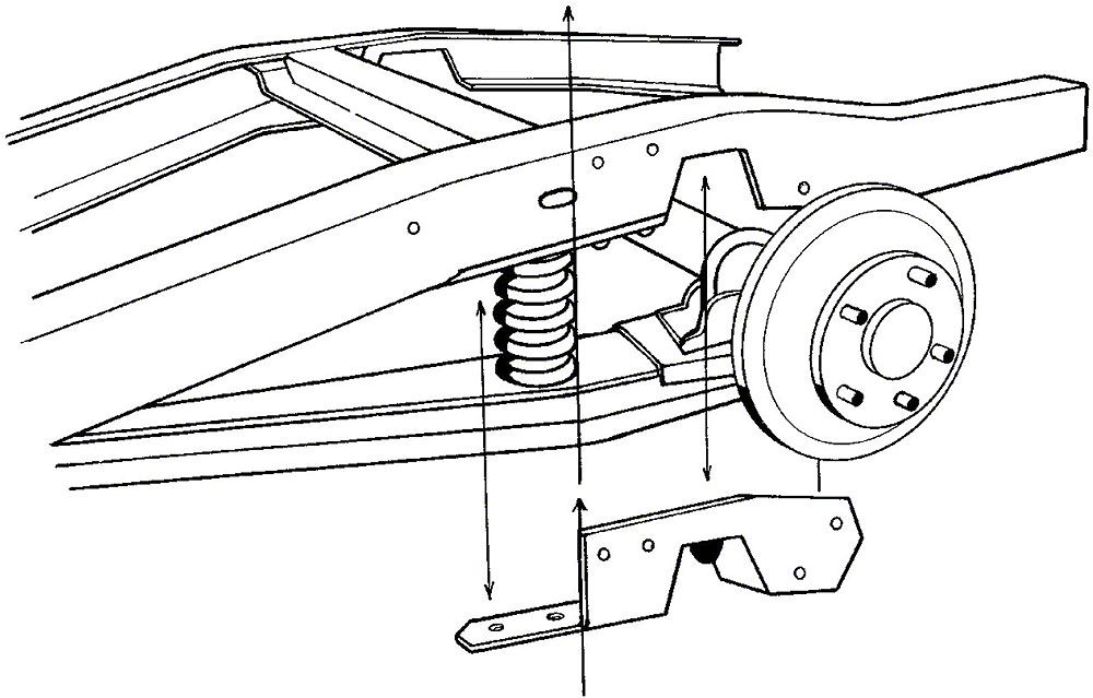 Ecklers Rear Frame C Notch Kit Bolt On 63 72