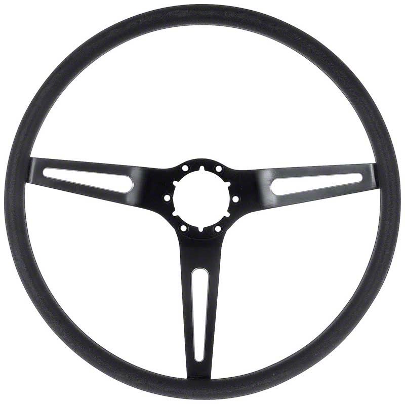 Ecklers 3 Spoke Comfort Grip Steering Wheel Black 69 70 Camaro