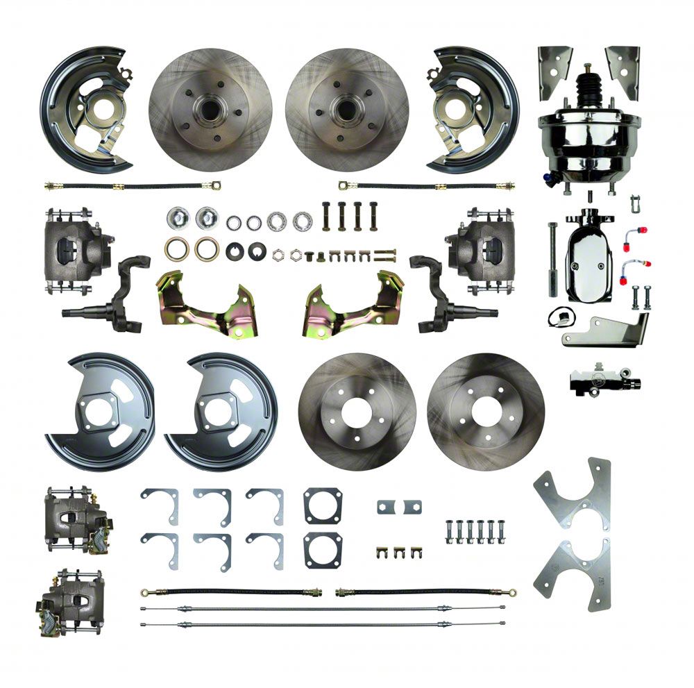 Ecklers Camaro 4 Wheel Power Disc Brake Conversion Kit Wit