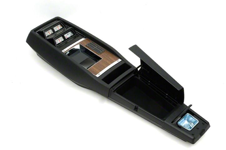 Ecklers 4 Speed Assembled Center Console With Gauges Black 68 69