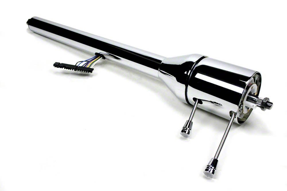 Ecklers Ididit Chrome Tilt Steering Column Floor Shift