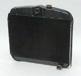 Ecklers Radiator Copper Core V8 Manual Transmission 55 57