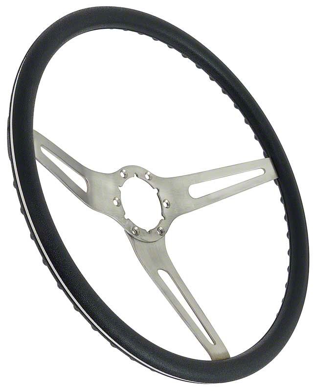 Ecklers Oe Style Comfort Grip Steering Wheel Inch Silver And Black