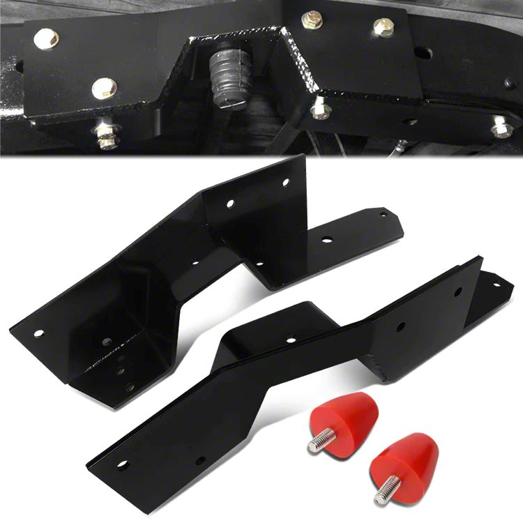 Ecklers Rear Axle Lowering C Notch Brackets 63 72 C10