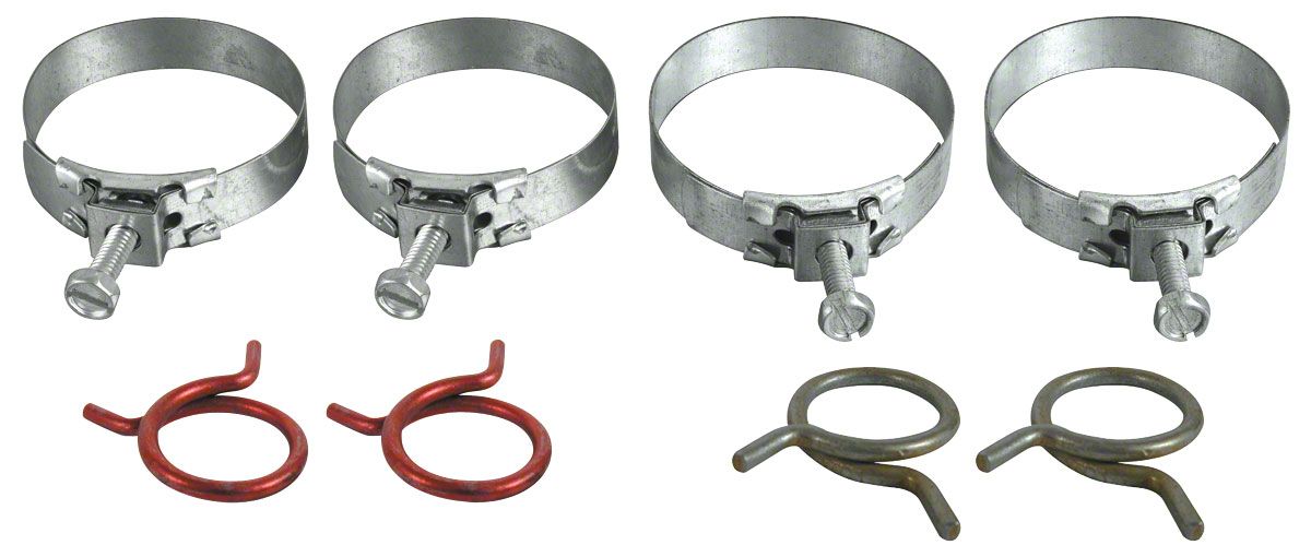 Ecklers Radiator Heater Hose Clamp Kit Gto Lemans Tempest