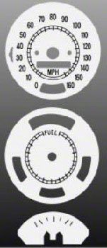 Ecklers Gauge Overlay Firebird 69