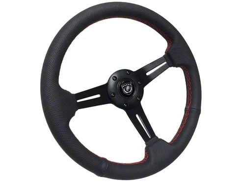 Vsw Ecklers S Sport Inch Steering Wheel Black Perforated Leather