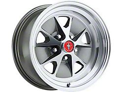 15 x 7 Legendary Styled Aluminum Alloy Wheel with Charcoal and Machined Finish, 5 x 4.5 Bolt Pattern