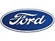 17 Long Ford Oval Decal with Clear Background