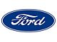 17 Long Ford Oval Decal with Clear Background