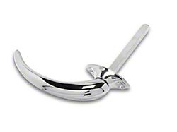 OPR 1936 Ford Outside Door Handle - Chrome - Curved Handle - Ford Deluxe