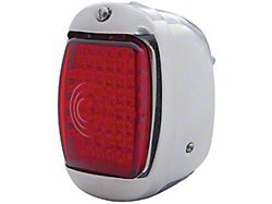 LED Taillight,Assy Right Red Lens,Stainless Housing,40-53