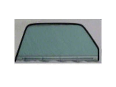 1947-1950 Chevy-GMC Truck Door Glass Assembly With Black Frame-Green Tinted Glass, Right