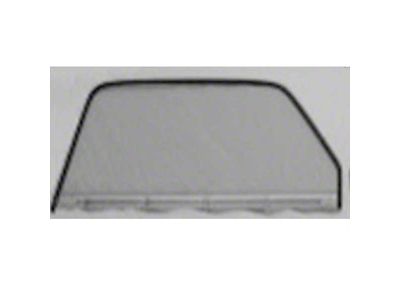 1947-1950 Chevy-GMC Truck Door Glass Assembly With Black Frame-Grey Tinted Glass, Right