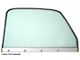 1947-1950 Chevy-GMC Truck Door Glass Assembly With Chrome Frame-Green Tinted Glass, Left