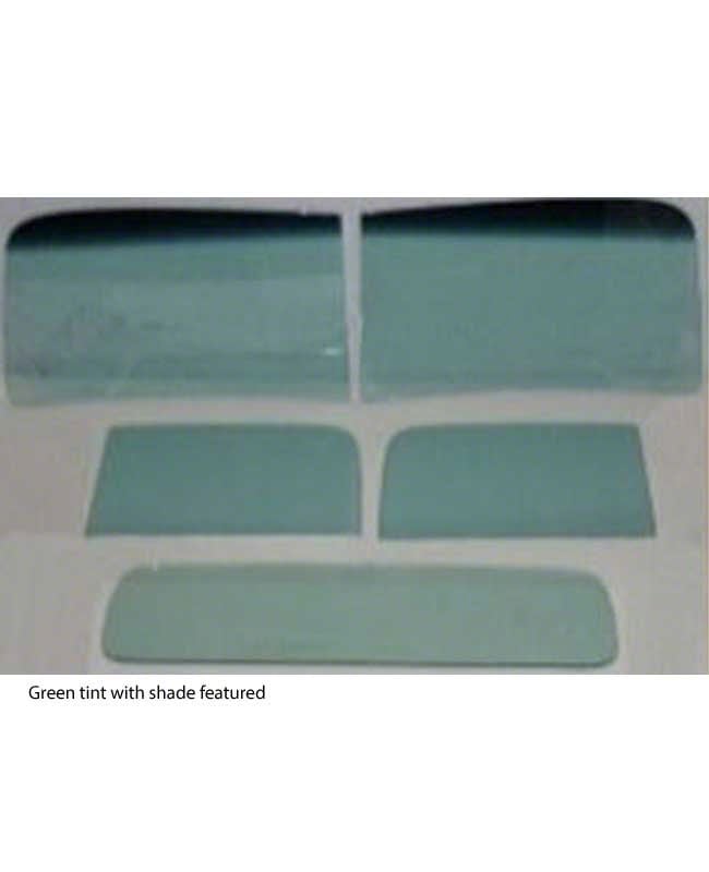 Ecklers Glass Kit,5Pc, Std BG Green Tint/Shade, 47-50