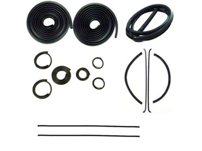 47-50 GM Trk Complete Weatherstrip Kit W/Chr