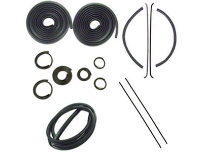 47-50 GM Trk Complete Weatherstrip Kit W/o Chr