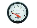 Auto Meter Phantom Series 2-1/16-Inch Fuel Level Gauge; 0 ohm Empty to 90 ohm Full