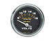 Auto Meter Carbon Fiber Series 2-1/16-Inch Voltmeter Gauge; 8-18V