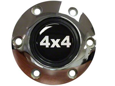 Steering Wheel Horn Cap S6 Chrome/4x4