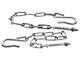 Tailgate Chains,Stainless,Stepside,47-53