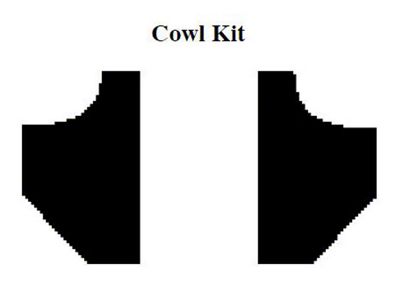 1948-52 Ford Pickup AcoustiSHIELD, Cowl Insulation Kit