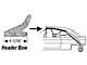 1949-1952 Chevy Convertible Top Roofrail Weatherstripping (Styleline Deluxe Convertible)