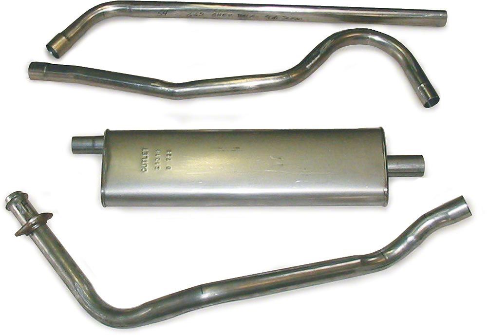 Ecklers Exhaust System,Aluminized,Turbo,49-54