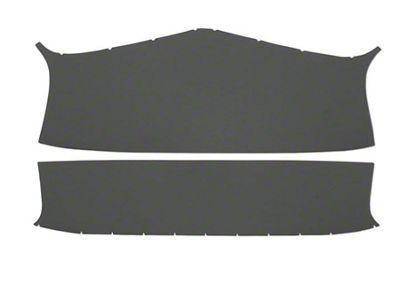 1949 Late-1953 Chevy-GMC Truck Headliner, Light Gray