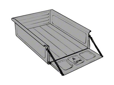 1950-52 Ford F1 Truck Flareside Pickup Bed Assembly - Fully Assembled - 6-1/2 Foot Short Bed