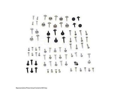 Chevy Interior Screw Kit, 2 Door Deluxe, 119 Pc, 51-52