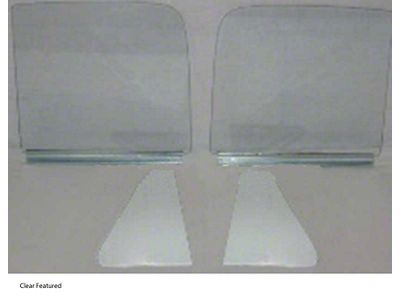 1951-1953 Chevy-GMC Truck Side Window Kit With Assembled Door Glasses, Clear