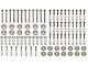 1951-53 Chevy Truck Bed 326 Piece Bolt Kit Zinc Plated Long Bed Step Side