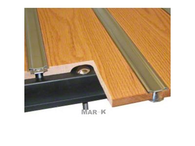 1953-1960 Bed Floor Kit, Oak with Hidden Mounting Holes, Aluminum Bed Strips and Hidden Fasteners, Shortbed Flareside