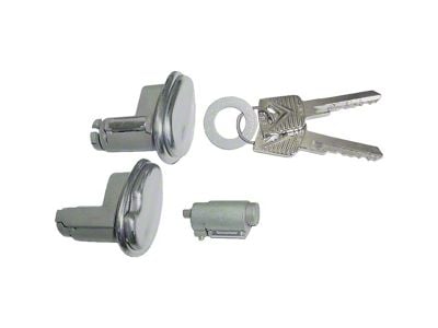 Door and Ignition Lock Set with Keys (53-60 F1, F2, F3, F4, F-100, F-250, F-350)