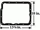 1953-1976 Ford Pickup Truck Transmission Pan Gasket