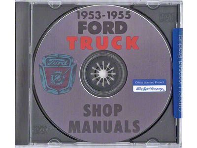 1953-1955 Ford Truck Shop Manual (CD-ROM)