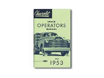 1953 Chevy Truck Owners Manual