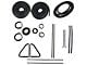 54-55E GM Trk Complete Weatherstrip Kit W/Chr