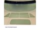 1954 Chevy-GMC Truck Glass Kit, Standard Back Glass-Grey Tint With Shade Band