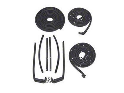 Weatherstrip Kit,2-Door Hardtop Or Convertible,55-56