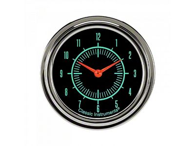 Classic Instruments 1955-1956 Chevy Classic Instruments Clock Hot Rod, 2 5/8