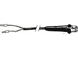 1955-1956 Ford Thunderbird Tail Light Socket, Wire Pigtail & Socket Assembly, Exact Reproduction