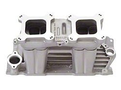 1955-1957 Chevy 7110 Street Tunnel Ram Intake Manifold Complete Manifold - Base and Top Small Block