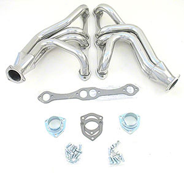 Ecklers Exhuast Headers, Steel, Ceramic Coated, 55-57