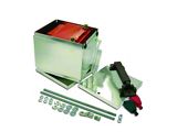 1955-1957 Chevy Single Trunk Mount Battery Relocator Kit, Aluminum Box, Taylor 48200