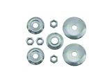 1955-1957 Ford Thunderbird Engine Steady Rest Washer Kt, 9 Pcs, 1 Kt Does 1 Side