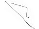 1955-1957 Ford Thunderbird OEM Steel Front to Rear Brake Line Kit Front Section , 2 Pieces