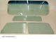 1955-1959 Chevy-GMC Truck Glass Kit, Small Back Glass, Vent Window Delete-Green Tint With Shade Band